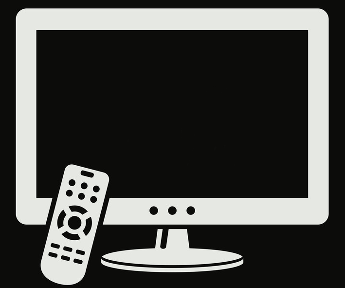 Image of a tv and remote